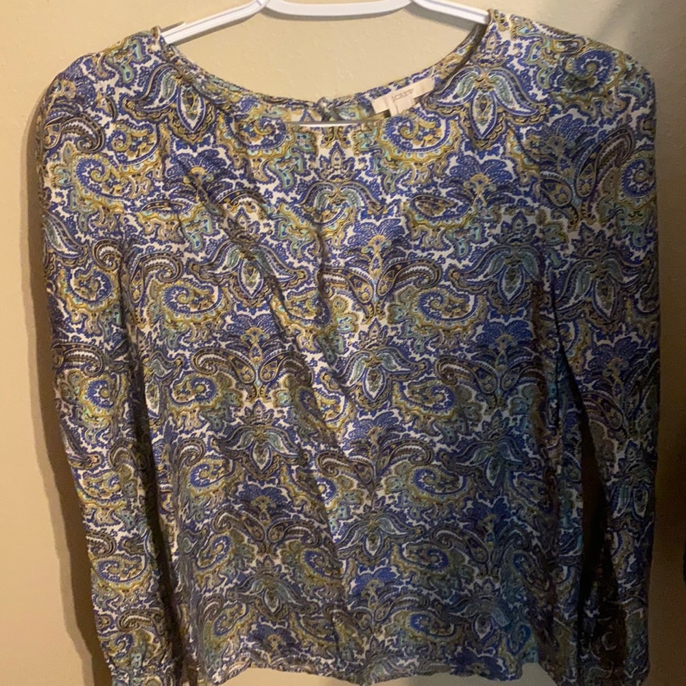 Paisely silk top